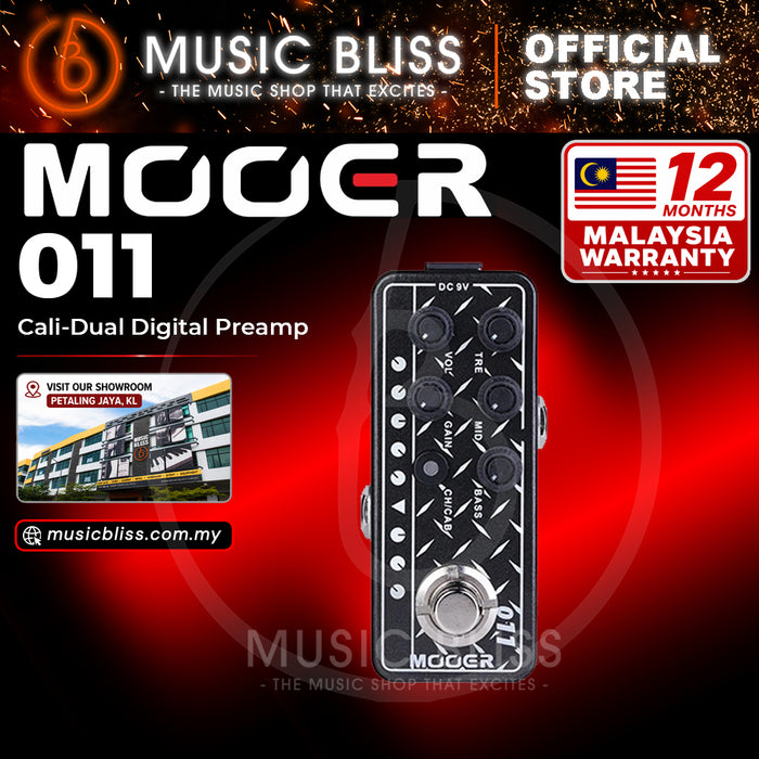 Mooer 011 Cali-Dual Micro Preamp Pedal