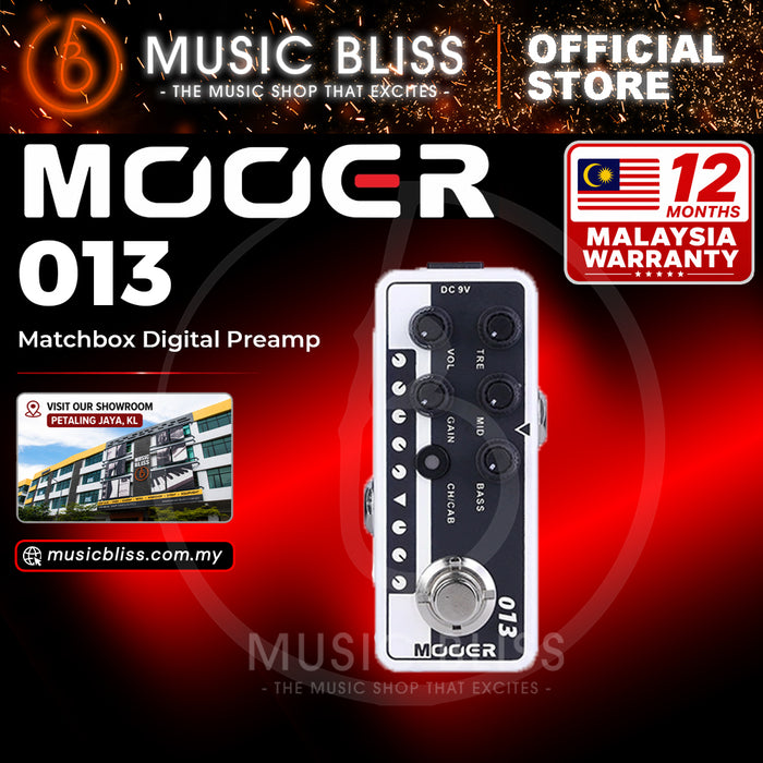 Mooer 013 Matchbox Micro Preamp Pedal