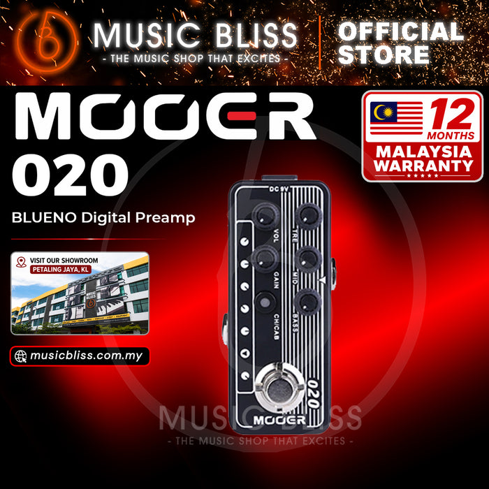 Mooer 020 Blueno Micro Preamp Pedal