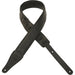 Levy's M17CG Garment Leather Guitar Strap - Black - Music Bliss Malaysia