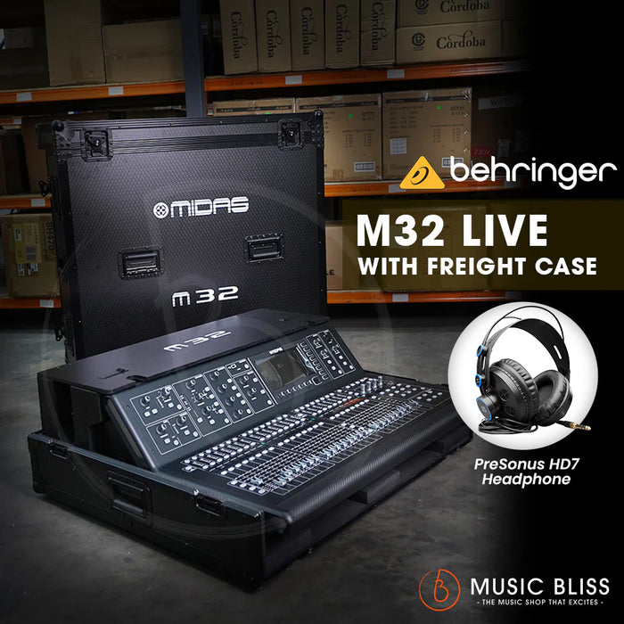 Midas M32 LIVE 40-channel Digital Mixer for Live Performance and Studio Recording