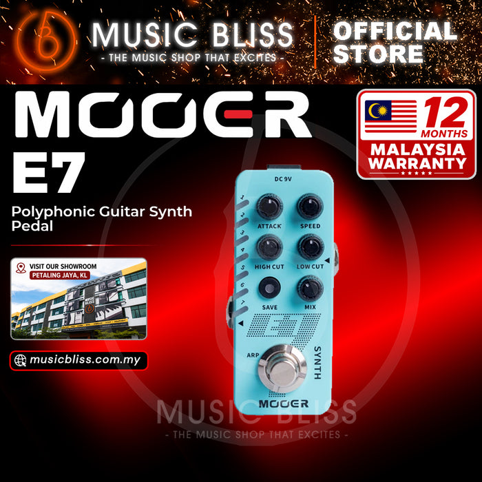 Mooer E7 Polyphonic Guitar Synth Pedal