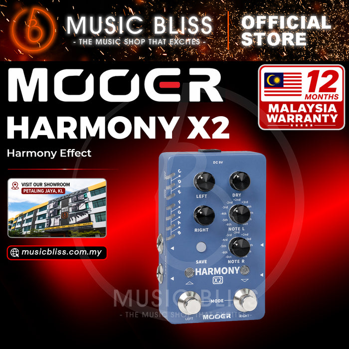Mooer Harmony X2 - Harmony Pedal