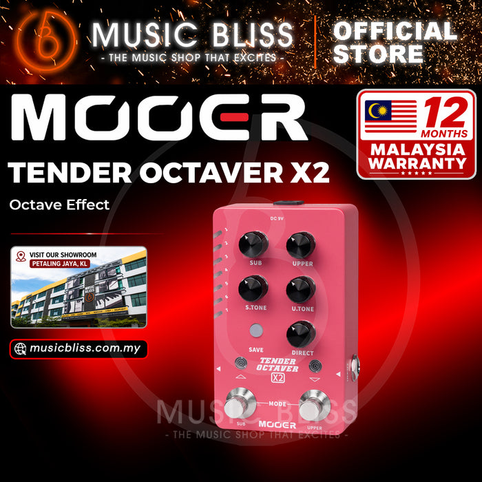 Mooer Tender Octaver X2 Octave Pedal