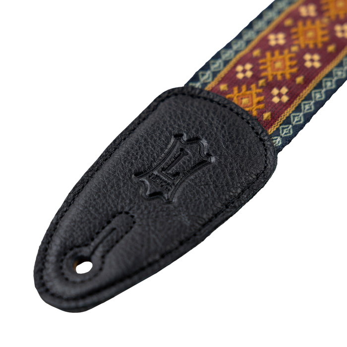 Levy's Hootenanny Guitar Strap - Red Aztec
