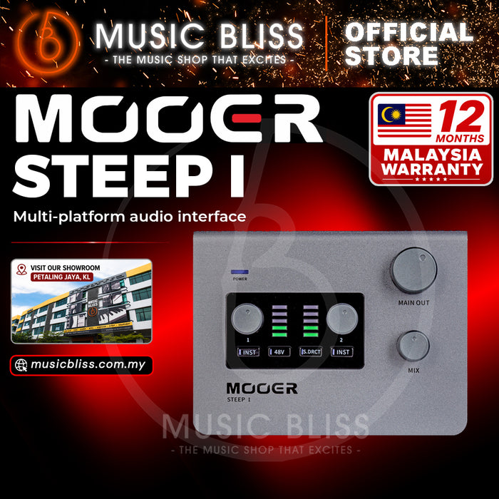 Mooer STEEP I 2-in/2-out USB Audio Interface
