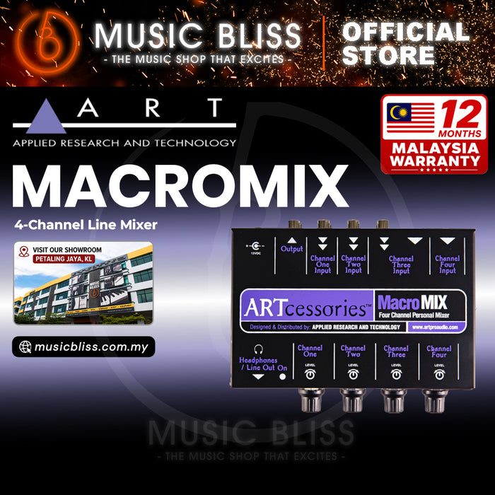 ART MacroMIX 4-channel Personal Mixer