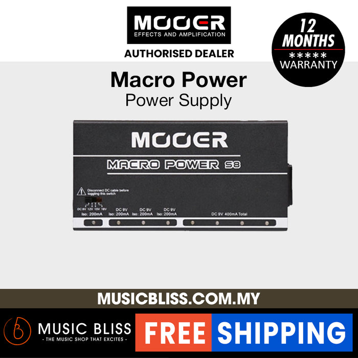 Mooer Macro Power S8 Effects Power Supply