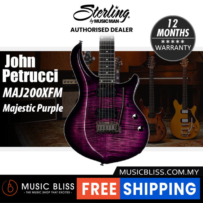 Sterling By Music Man John Petrucci Majesty MAJ200XFM Electric Guitar - Majestic Purple