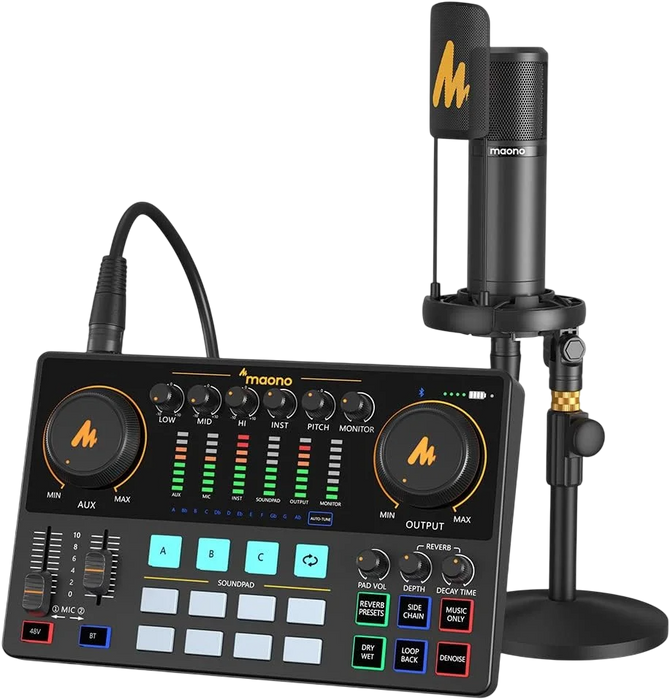 MAONO Maonocaster AUAME2-A Podcast Production Studio Kit Set