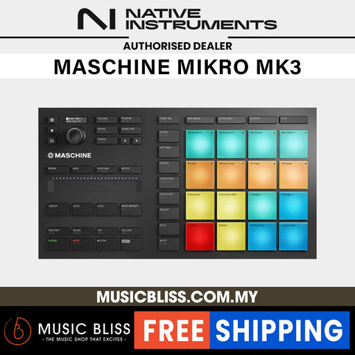 Native Instruments Maschine Mikro MK3 Groove Production - Music Bliss Malaysia