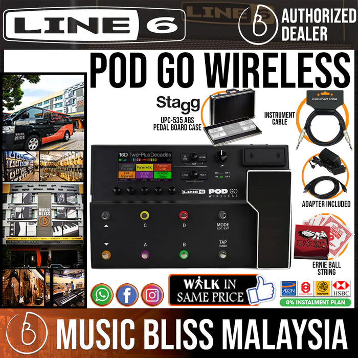 Line 6 POD Go Wireless Guitar Multi-effects Floor Processor