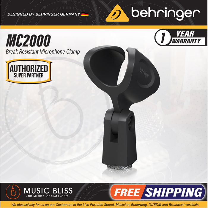 Behringer MC2000 Break Resistant Microphone Clip - Music Bliss Malaysia