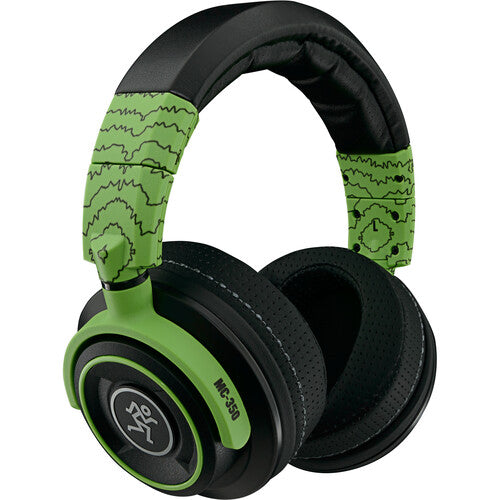 Mackie MC-350 Professional Closed-back Headphones - Green Lightning Limited Edition - Music Bliss Malaysia
