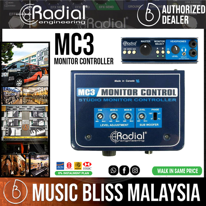 Radial Engineering MC3 Monitor Controller - Music Bliss Malaysia
