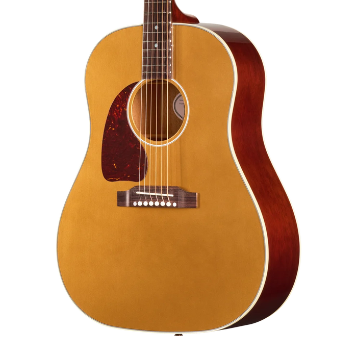 GIBSON ACOUSTIC J-45 STANDARD LEFT-HANDED ACOUSTIC-ELECTRIC GUITAR - GOLDTOP
