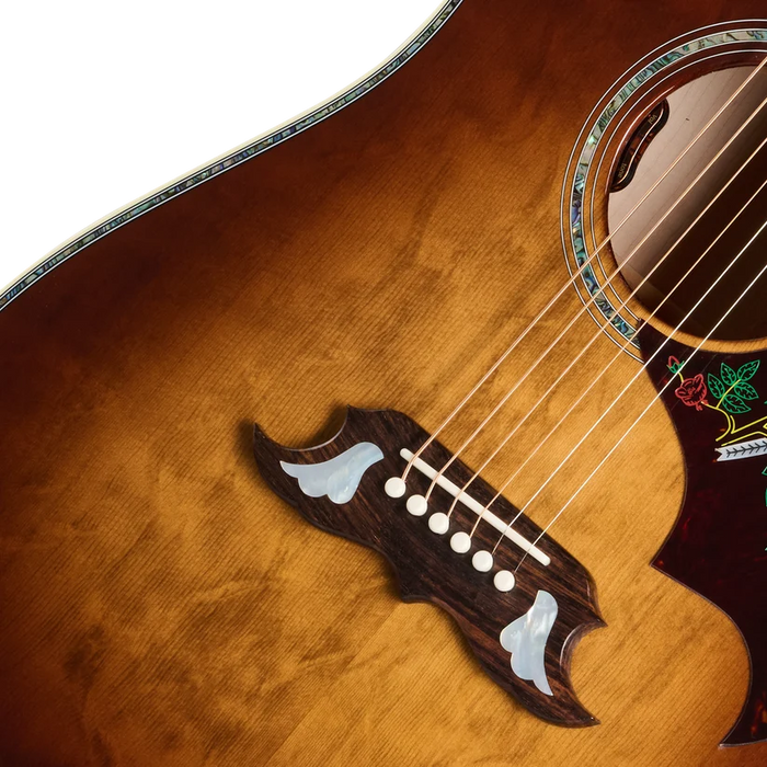 GIBSON ACOUSTIC DOVE ANNIVERSARY LIMITED EDITION ACOUSTIC-ELECTRIC GUITAR - CREMONA BURST