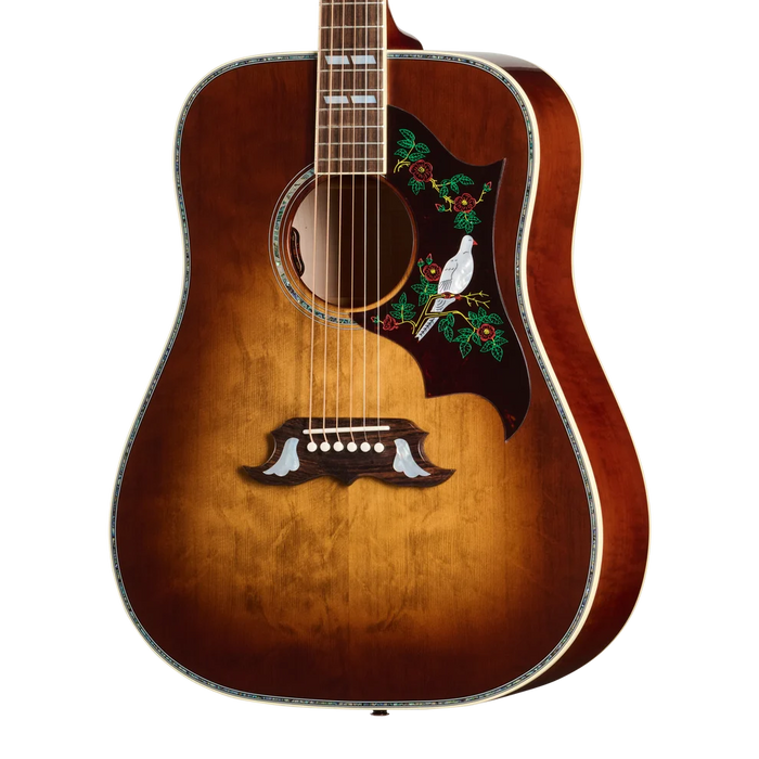 GIBSON ACOUSTIC DOVE ANNIVERSARY LIMITED EDITION ACOUSTIC-ELECTRIC GUITAR - CREMONA BURST