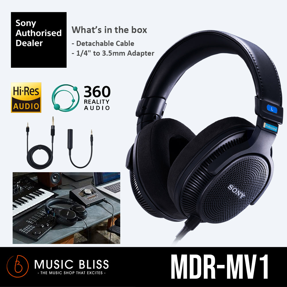 Sony MDR-MV1 Open Back Studio Monitor Headphones | Music Bliss Malaysia