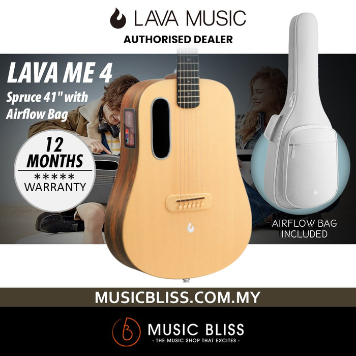 Lava ME 4 Spruce 41" with Airflow Bag - Woodgrain Brown & Burlywood
