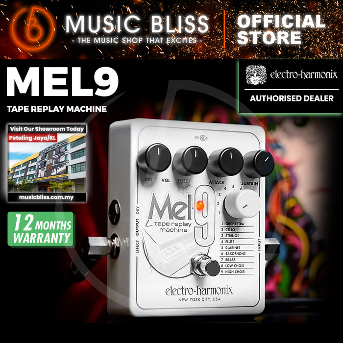 Electro Harmonix MEL9 Tape Replay Machine Guitar Effects Pedal