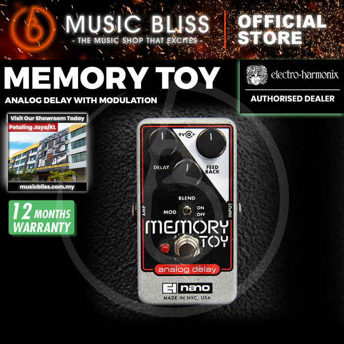 Electro Harmonix Memory Toy Analog Delay Pedal with Modulation