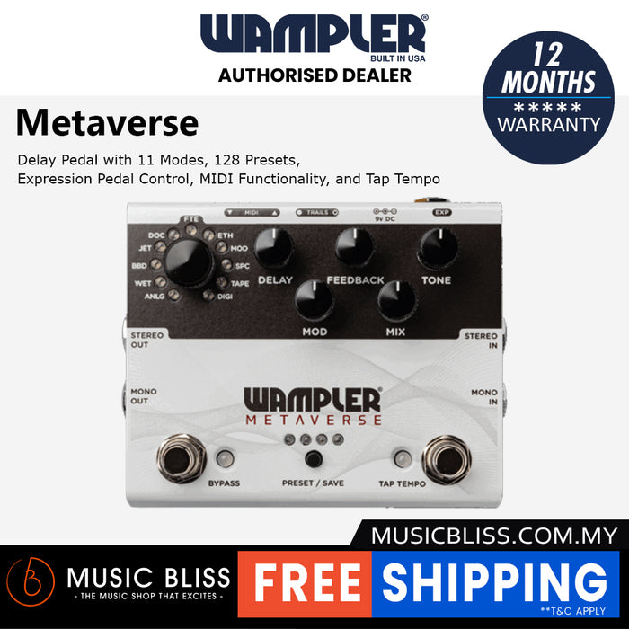 Wampler Metaverse Delay Pedal