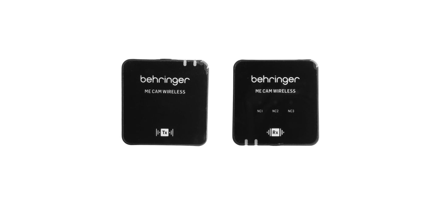 Behringer ME CAM WIRELESS Digital Wireless Clip-On Microphone System with Auxiliary Microphone on Receiver