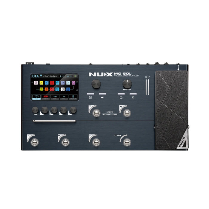 NUX MG-50Li Amp Modeler and Guitar Effects Processor - Navy Blue
