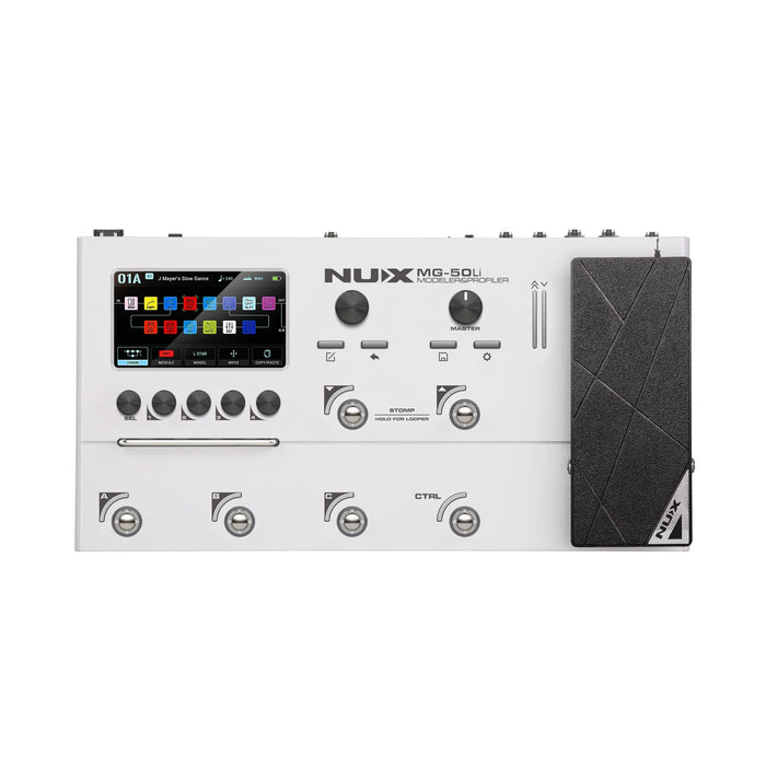 NUX MG-50Li Amp Modeler and Guitar Effects Processor - White