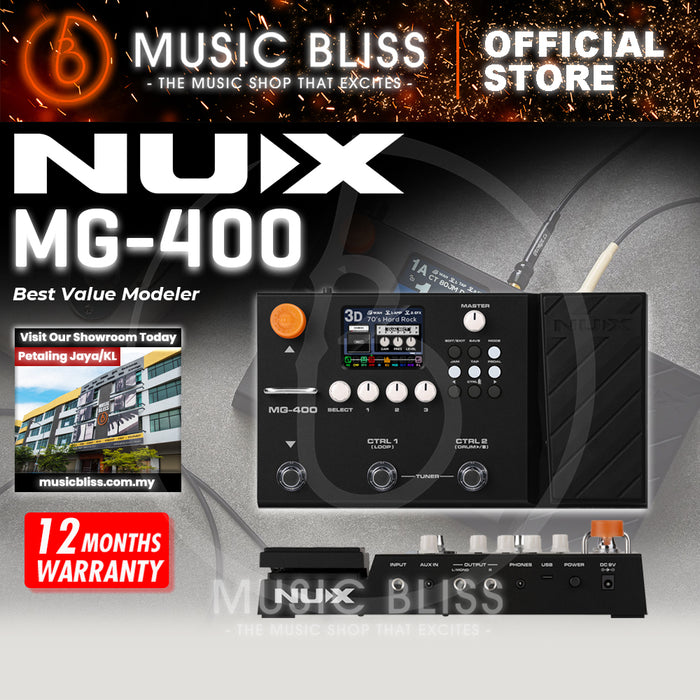 NUX MG400 Modeling Guitar & Bass Processor