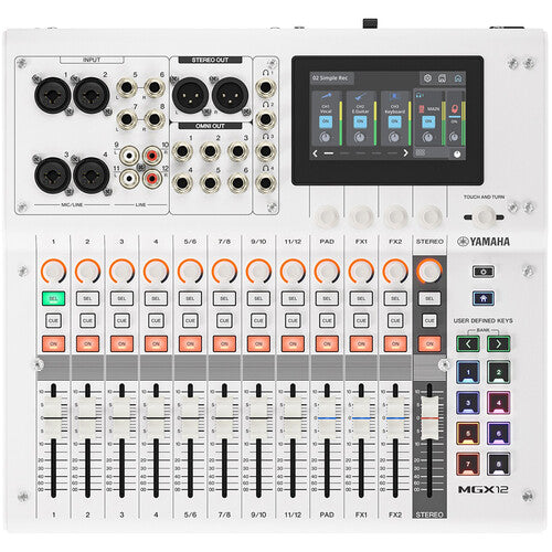Yamaha MGX12 18-Channel Digital Mixing Console - White
