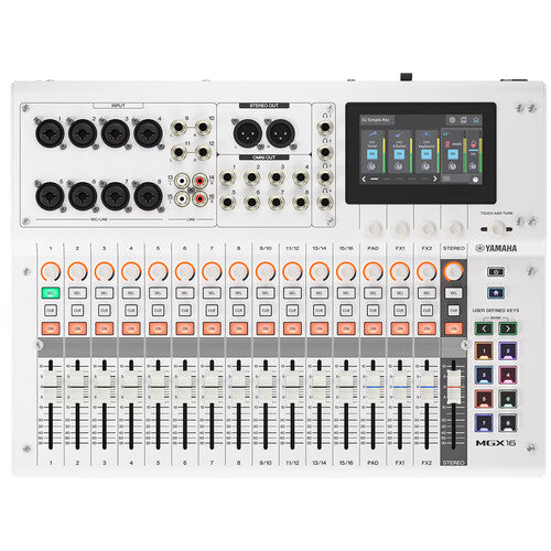 Yamaha MGX16 22-Channel Digital Mixing Console - White