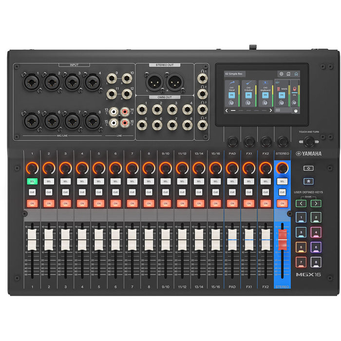 Yamaha MGX16 22-Channel Digital Mixing Console - Black