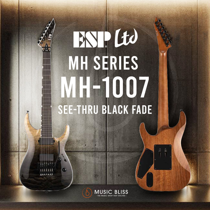 ESP LTD MH-1007 - Black Fade