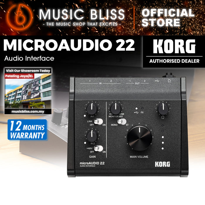 Korg microAUDIO 22 Audio Interface *0% INSTALLMENT*