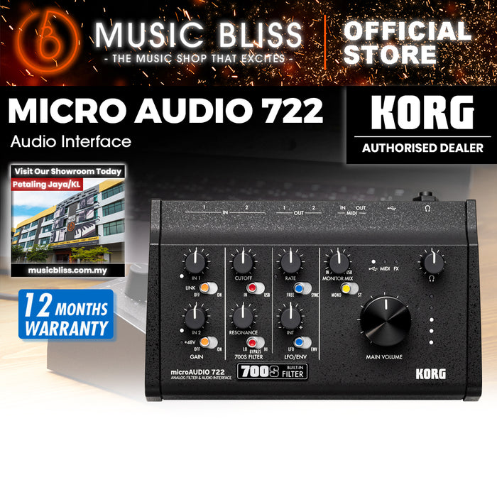 Korg microAUDIO 722 Audio Interface *0% INSTALLMENT*