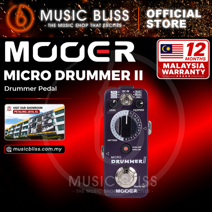 Mooer Micro Drummer II Drummer Pedal
