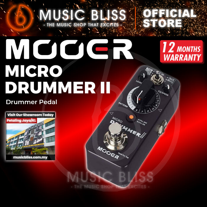 Mooer Micro Drummer II Drummer Pedal