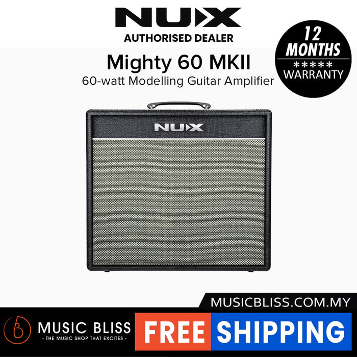 NUX Mighty 60 MKII 60-watt Modelling Guitar Amplifier