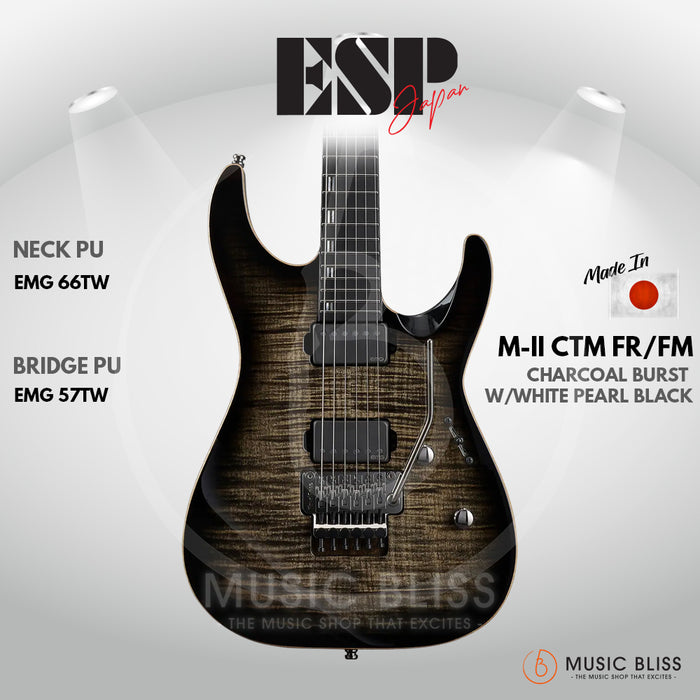 ESP Original M-II CTM FM/FR - Charcoal Burst [MIJ - Made In Japan]
