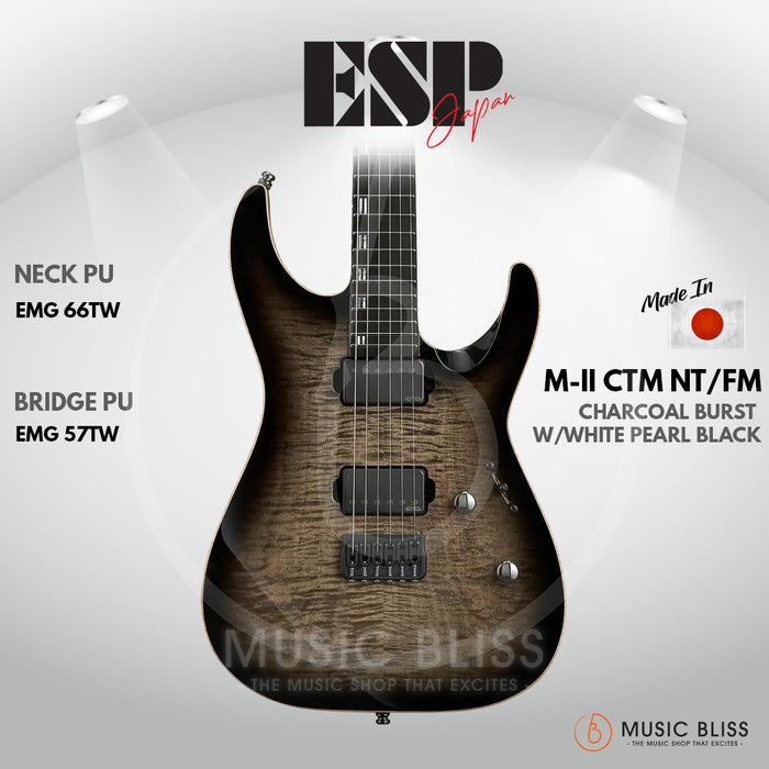 ESP Original M-II CTM FM/NT - Charcoal Burst [MIJ - Made In Japan]