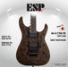 ESP Original M-II CTM FR Ebony FB - Rusty Iron [MIJ - Made in Japan] - Music Bliss Malaysia