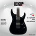 ESP Original M-II CTM NT Ebony FB - Black [MIJ - Made in Japan] - Music Bliss Malaysia