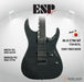 ESP Original M-II CTM NT Ebony FB - Titan Metal [MIJ - Made in Japan] - Music Bliss Malaysia