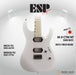 ESP Original M-II CTM NT Maple FB - Snow White [MIJ - Made in Japan] - Music Bliss Malaysia