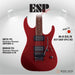 ESP Original M-II DX/R - Deep Candy Apple Red [MIJ - Made in Japan] - Music Bliss Malaysia