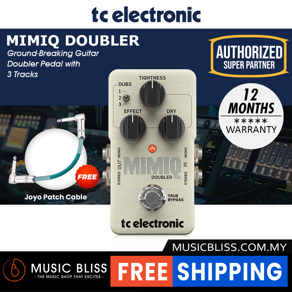 doubler effect pedal TC Electronic Mimiq Doubler Guitar Effects Pedal