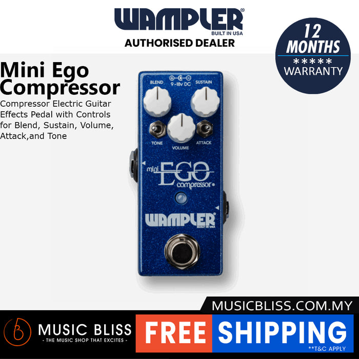 Wampler Mini Ego Compressor Effects Pedal | Music Bliss Malaysia