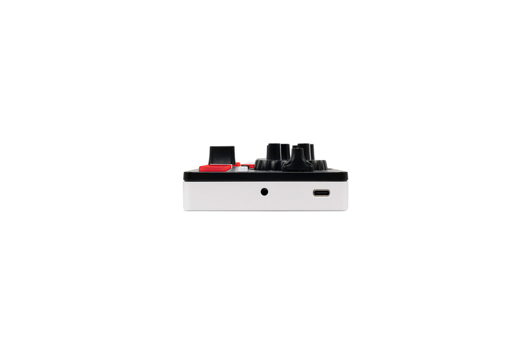 Numark MixTrack Go 2-Deck DJ Controller, Budget Portable DJ Mixer with Stems Control, Bluetooth MIDI & Serato DJ Lite Support